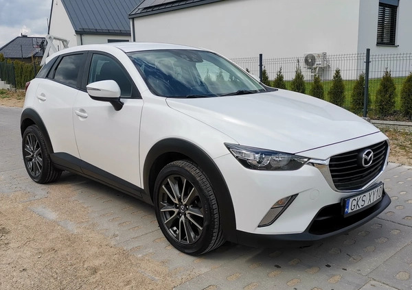 Mazda CX-3 cena 54900 przebieg: 171000, rok produkcji 2015 z Skarszewy małe 191